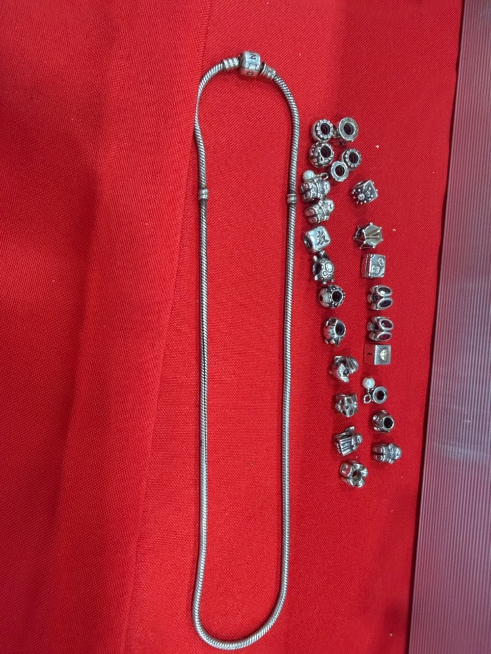 Elegant Silver Charm Bracelet